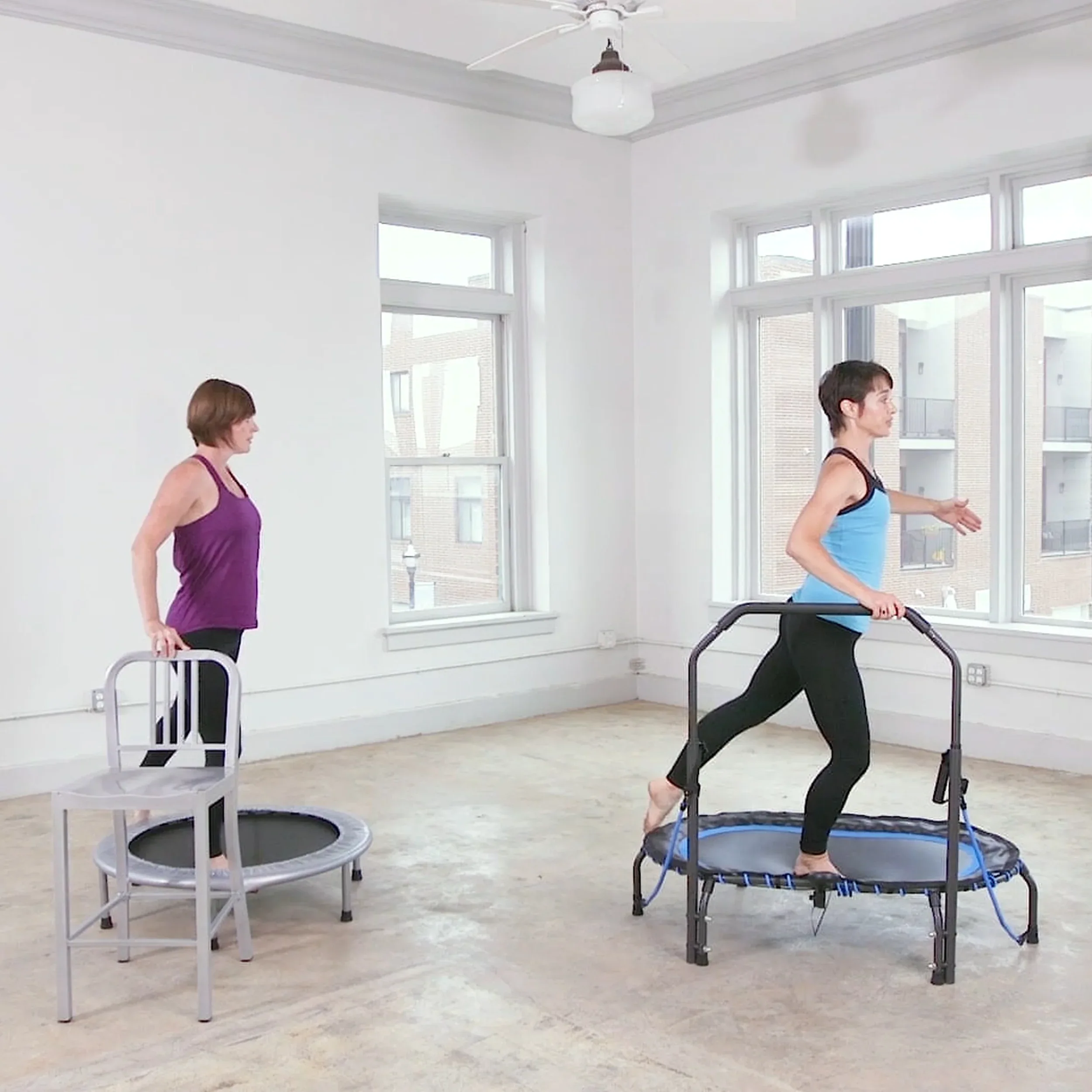 Fitness Trampoline - Barre Workout
