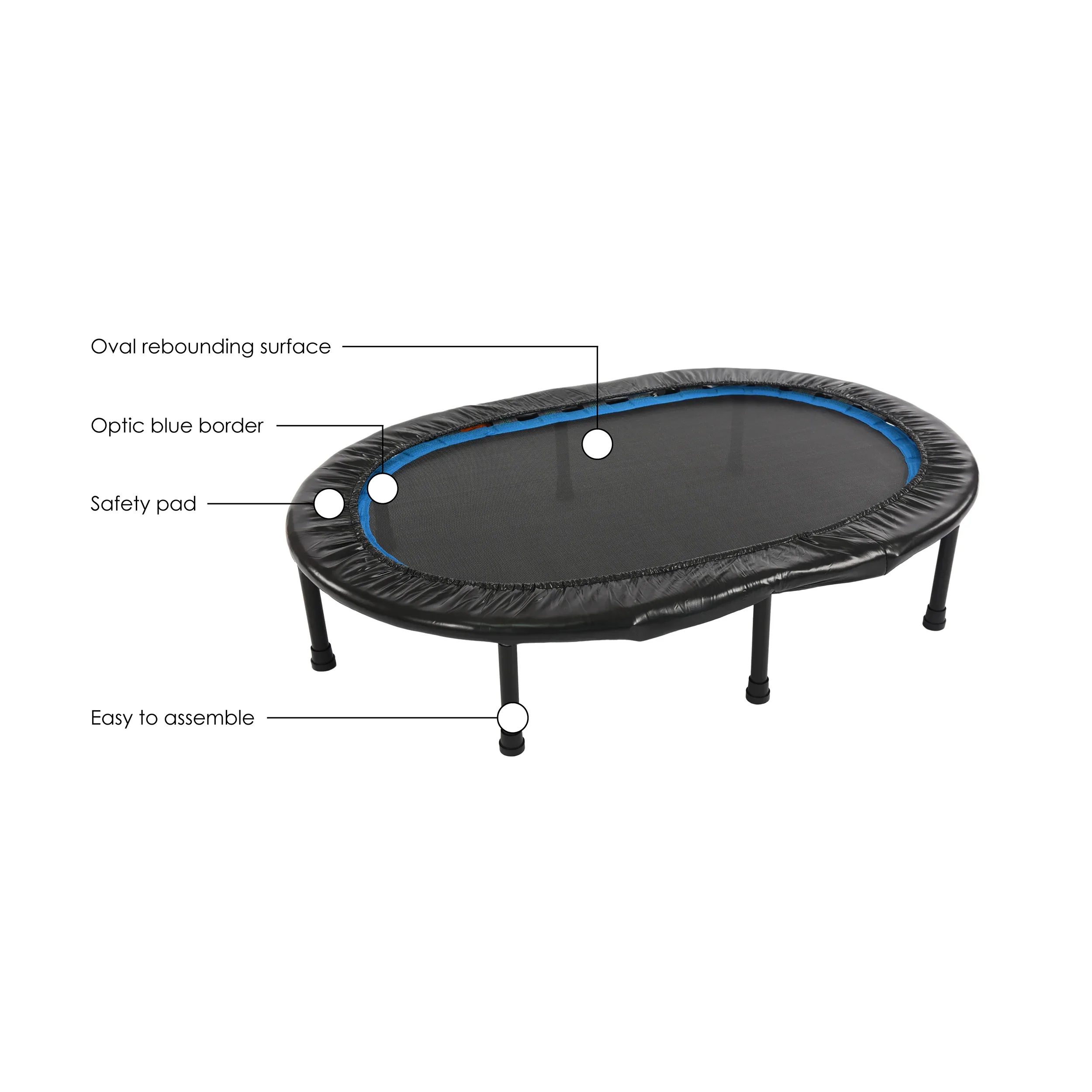Stamina Oval Fitness Trampoline - Image 5